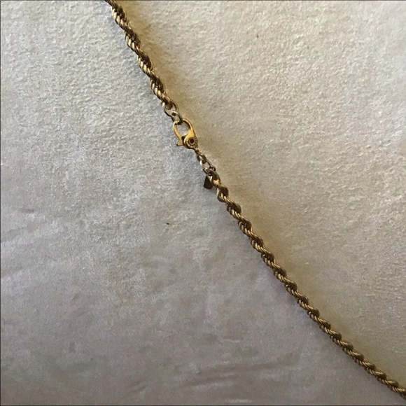 MONET Vintage 30” Gold Plated 15 Grams Twisted Rope Chain - Picture 5 of 6